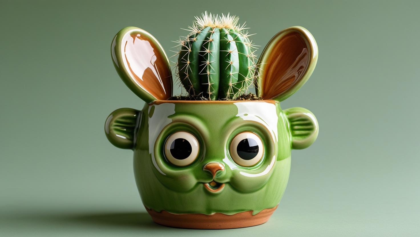 A Green Creature Planter